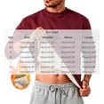 thumbnail image 2 of Chiccall Mens Fleece Sweatshirts Crewneck Long Sleeve Solid Pullover Tops Fall Winter Warm Comfy Casual Loose Fit Sweatshirts, 2 of 5