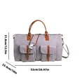 thumbnail image 4 of Fiudx Bolsa de Viaje Convertible, Organizador de Maletas Multifuncional, Equipaje de Viaje Impermeable, Compartimento para Zapatos Incluido, Ideal para Escapadas de Fin de Semana, Un Regalo Elegante., 4 of 4