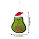 thumbnail image 3 of De Navidad Aguacate Verde Muñeca Colgante Árbol De Navidad Decoración Colgante Para La Puerta Del Hogar Ventana Adornos De Fieltro 3 Piezas Guardurnaity HA038369-00, 3 of 6