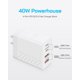 thumbnail image 2 of Cargador Dmiosw USB C de 4 puertos PD3.0 QC3.0 de 40 W, paquete de 2, 2 of 7