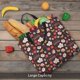 thumbnail image 5 of Fotbe To The Best Mom Bolsa Tote con Estampado para Mujer, Bolsos con Cremallera, Bolsa de Hombro Casual de Gran Capacidad con Bolsillos Internos, 5 of 7