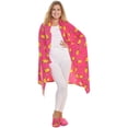 thumbnail image 3 of Angelina Women's Cozy Fleece Blanket with Slipper (1-Pack), 3 of 4