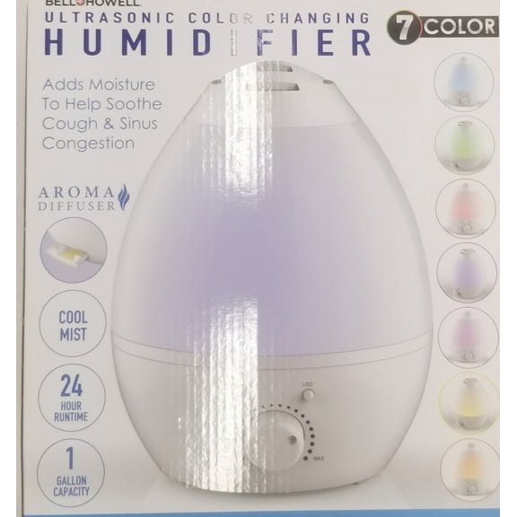 Bell   Howell Cool Mist Ultrasonic Humidifier, As Seen on TV