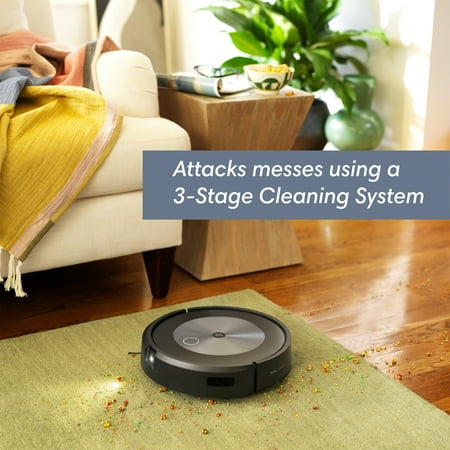 iRobot - Roomba j7 (7150) Wi-Fi Connected Robot Vacuum - Graphite