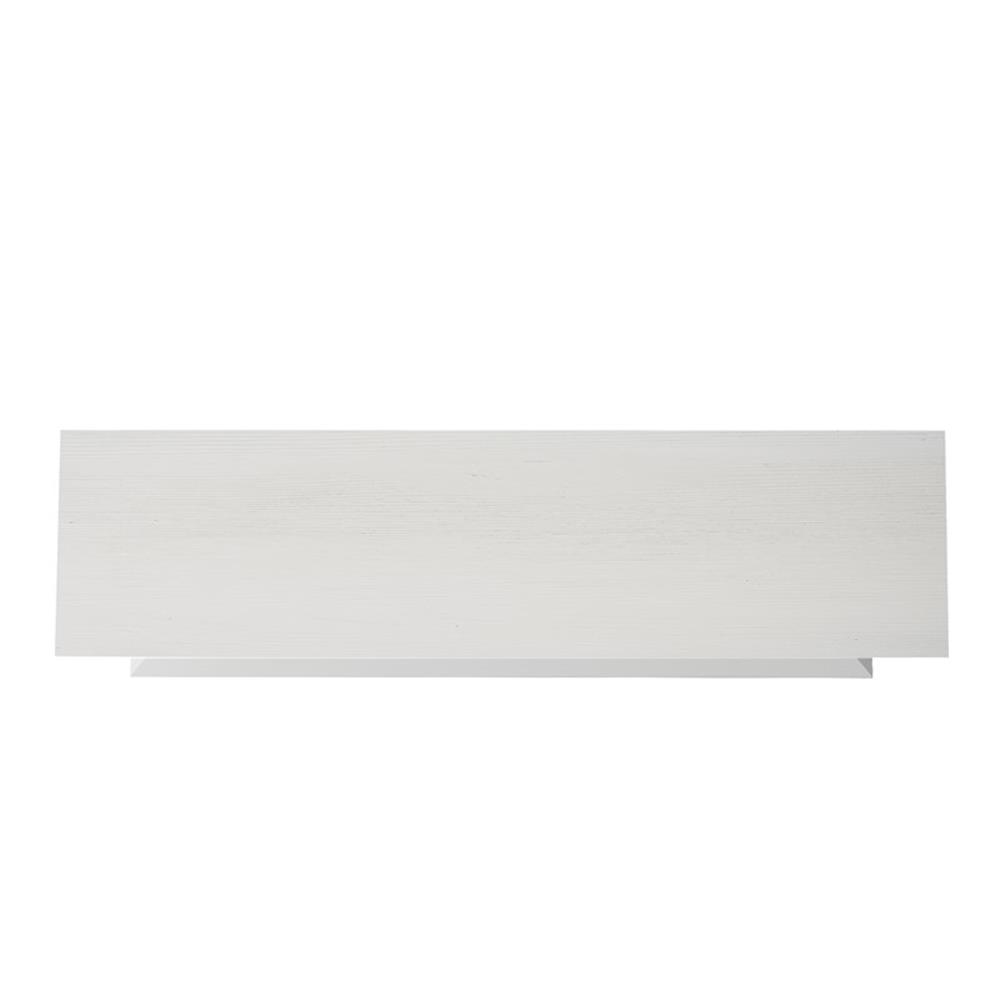 LIVILAND 60" Freestanding Electric Fireplace with Faux Brick Mantle - White