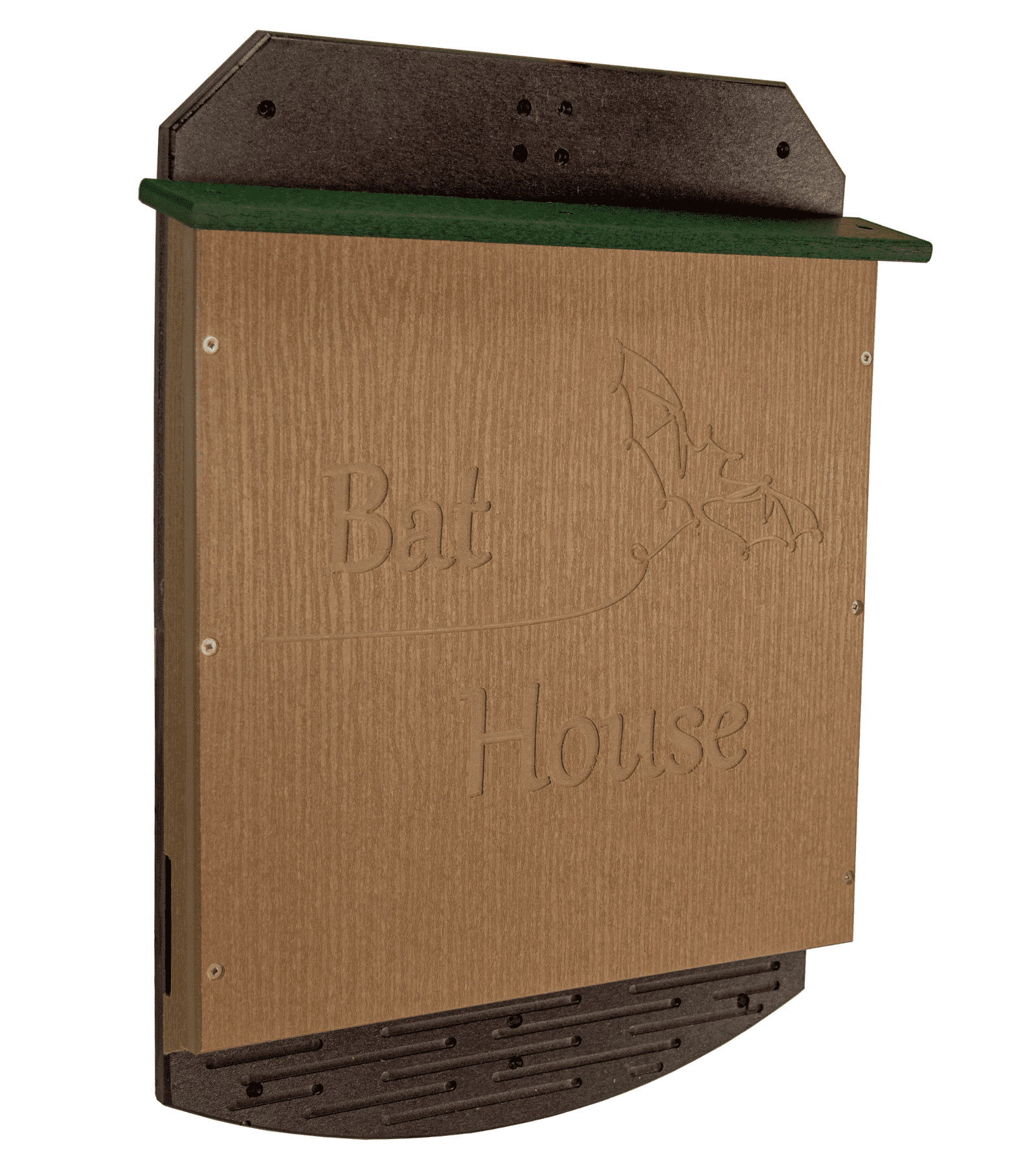 Cedar Wood Kenley Bat House Outdoor Box Shelter with Single Chamber 