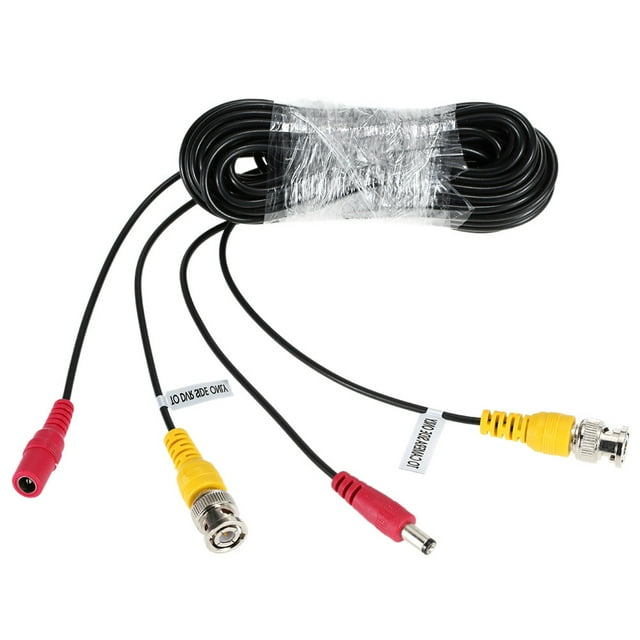 32ft(10m) BNC Video Power Siamese Cable for Camera DVR Kit