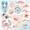 Blue 05, variant on spefrowx Watercolor Sailor Seagull Twin Quilt Set for Girls Boys, Blue Stripe Bow Coastal Bird Twin Coverlet Set, 2 Pieces
