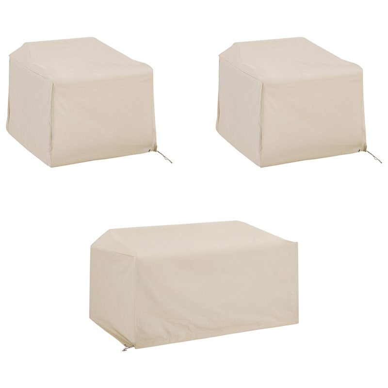 Crosley Furniture 3-Piece Furniture Cover Set (Loveseat, 2 Chairs