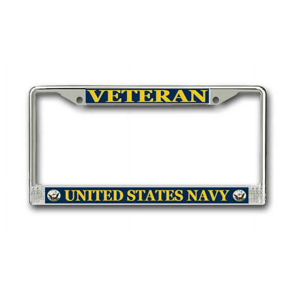 U.S. Navy Veteran License Plate Frame