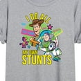 thumbnail image 3 of Toy Story 4 - I Do My Own Stunts Woody And Buzz - Juniors Ideal Flowy Muscle T-Shirt, 3 of 5