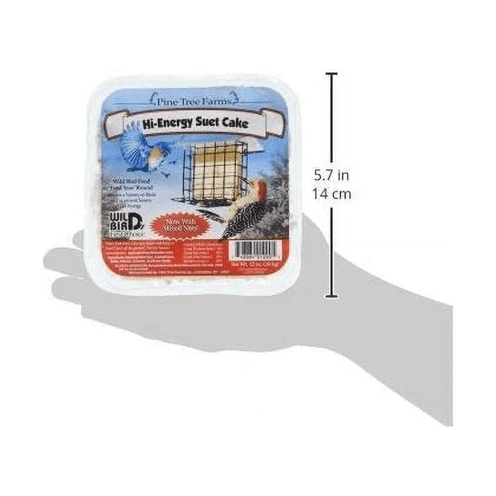 Pine Tree Farms Hi-Energy Suet Cake, 12 oz., Pack of 12