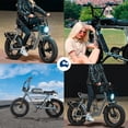thumbnail image 5 of Bicicleta Eléctrica Bluelander Velocidad Máxima 51 km/h Potencia del Motor 750W Batería 48V, 5 of 5
