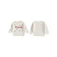 thumbnail image 3 of Mommy and Me Matching Outfits Mama and Mini Long Sleeve Crewneck Sweater Pullover Tops, 3 of 10
