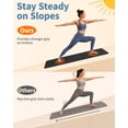 thumbnail image 4 of Yoga Mat with Strap, Non-Slip Pilates Exercise Mat, Tear-Resistant, 72" x 24", Black, 4 of 8