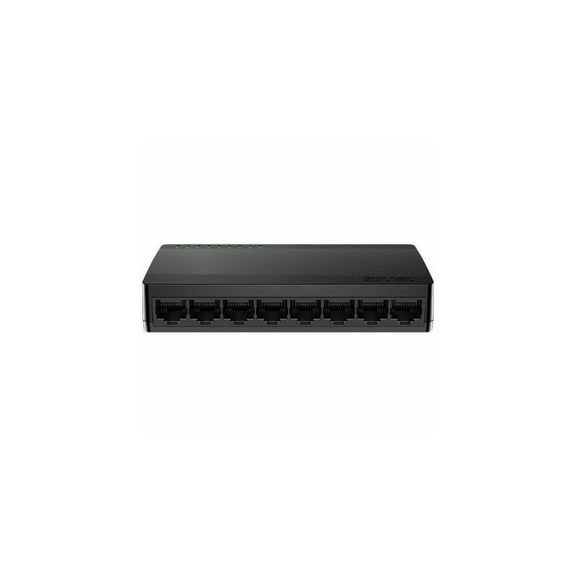 Tenda 8-Port Gigabit Ethernet Switch - 8 Ports - Gigabit Ethernet - 10/100/1000Base-T - 2 Layer Supported - Twisted Pair - Wall Mountable, Desktop
