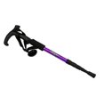 thumbnail image 1 of CLEYE 4-Section Telescopic Trekking Pole Anti-Shock T-Handle Walking Stick for Traveling Camping, 1 of 4