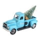 thumbnail image 1 of Camión de granja navideño, camioneta, modelo de automóvil, automóvil de granja de metal hecho a mano con azul, 1 of 9