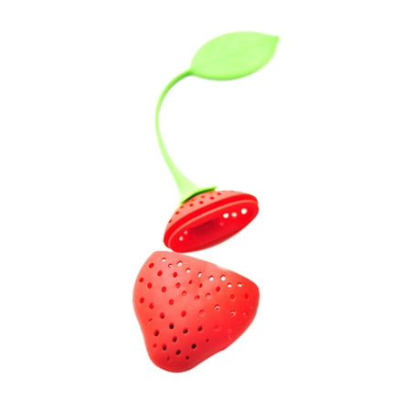 

Machinehome Strawberry Shape Tea Bag Leaf Strainer Filter Diffuser Strainers