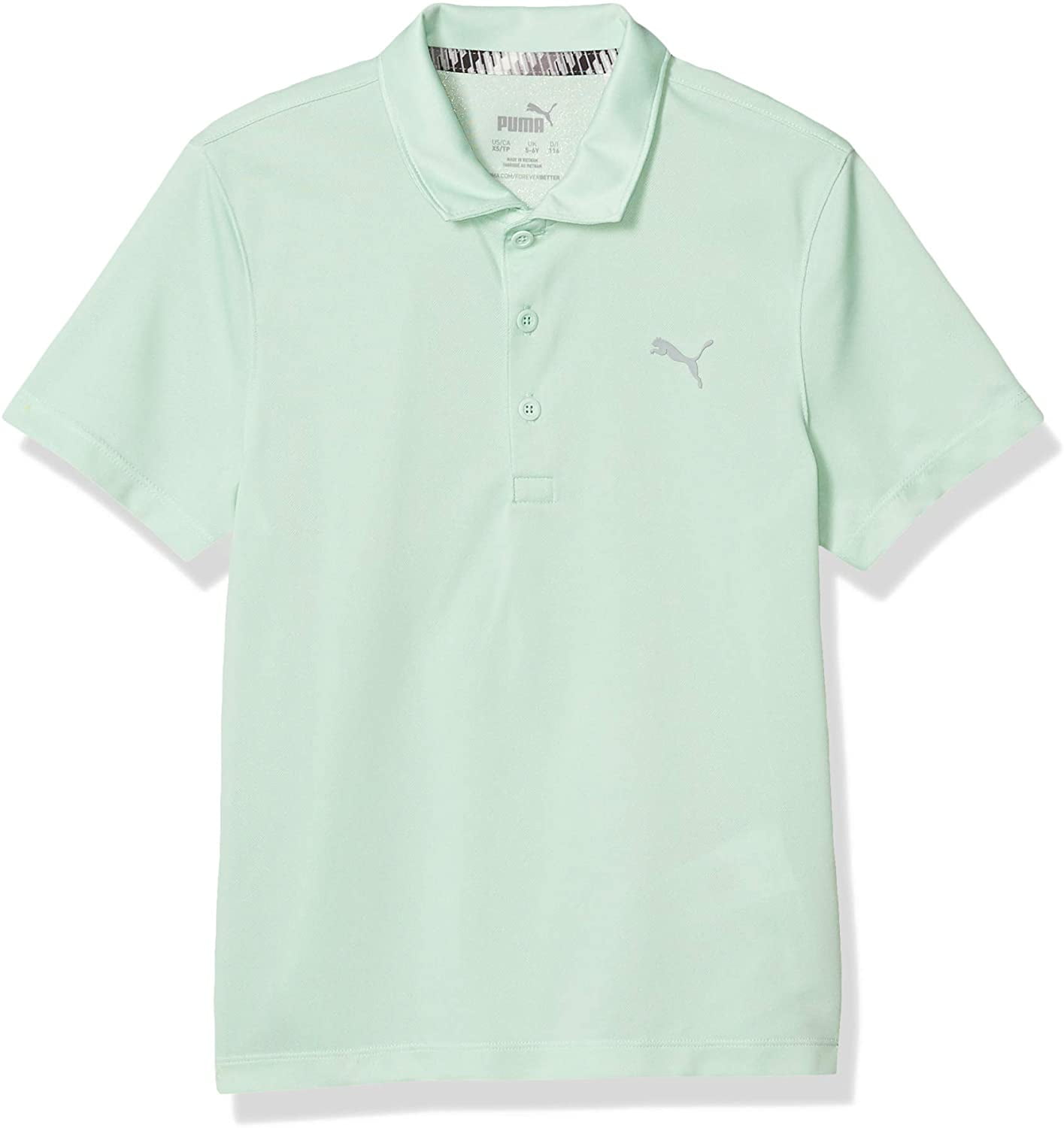 PUMA Golf 2019 Boy's Polo, Mist Green, Small Walmart Canada