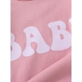 thumbnail image 6 of Coduop Toddler Kids Girls Summer Short Sleeve T-Shirts Letter Print Basic Shirts Casual Tee Tops, 6 of 7