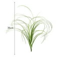 thumbnail image 4 of AMERTEER 10Pcs/Set Realistic Artificial Grass Exquisite Vivid Plastic Delicate Simulation Grass for Home Autumn Green, 4 of 7