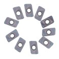 thumbnail image 1 of Insertos De Torneado De Carburo, Hoja De Inserción De Carburo CNC Resistente Al Desgaste, 10 Piezas, Alta Dureza, Corte Rápido, Recubierto Para Metal ANGGREK Otros, 1 of 8