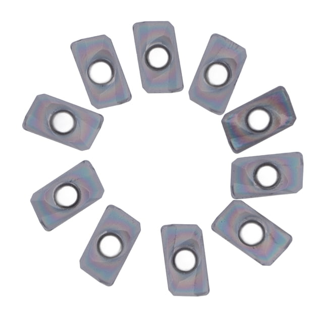 Insertos De Torneado De Carburo, Hoja De Inserción De Carburo CNC Resistente Al Desgaste, 10 Piezas, Alta Dureza, Corte Rápido, Recubierto Para Metal ANGGREK Otros
