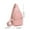 Pink-PK-home supplies, variant on LEFTHIGH Home Travel Fashionable Chest Bag for Women Large Capacity Fabric Waterproof Sling Bag Convenient Crossbody Front Pack Household Essentials