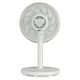 thumbnail image 3 of BLACK+DECKER BFDTD12VW 12-In. 3-Speed Oscillating Portable Dual-Blade Table Fan with Remote, White, 3 of 13