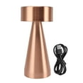 thumbnail image 2 of Portable Metal LED Table Lamp with Touch Sensor, Stepless Dimmable Bedside Lamp, Rechargeable Battery, Night Light for Kids Nursery, 2 of 8