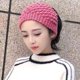thumbnail image 4 of Banda para el cabello de lana tejida a mano para otoño e invierno, gorro de lana con protección para los oídos, banda para el cabello de ala ancha, accesorios para el cabello, tocado para, 4 of 6