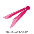 thumbnail image 4 of Unique Bargains 1 Pc Scarf Solid Color Rose Neck Scarf Rose Red, 4 of 5