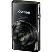 Canon PowerShot ELPH 360 HS A Digital Camera (Black) | 20.2MP, 1/2.3, DIGIC 4+, Full HD 1080p, Wi-Fi & NFC | Bundle with Extra Battery, 64GB Memory