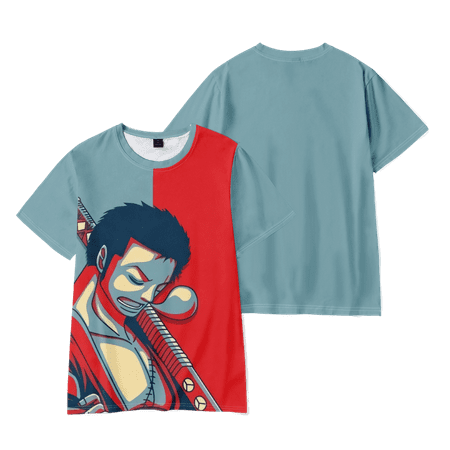 

New Summer Short Sleeve Anime One Piece Printed 3d T-shirt Adults-3XL #05