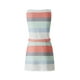 thumbnail image 5 of VISgogo Vestido casual de verano para mujer sin mangas con cuello en V profundo con cordón a rayas con bolsillos VISgogo  moda, 5 of 9