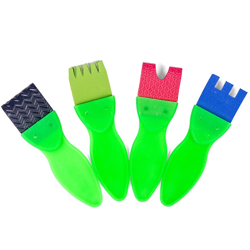 KHBUAB 55Pcs Art Painting Sponge Brush with Strong Handle Assorted