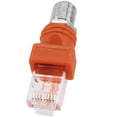 thumbnail image 5 of BERANMEY Adaptador convertidor RF a RJ45 Paquete de 2 Adaptador Ethernet F Hembra a RJ45 Macho Acoplador Coaxial Conector Recto Coaxial, 5 of 5