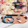 thumbnail image 2 of 5pcs Stainless Steel Small Tray Oval Metal Tray Jewelry Storage Tray Tray Storage Tray Stainless Steel Oval Tray Cosmetic Jewelry Storage Tray Dish Storage Box(03), 2 of 7