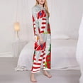 thumbnail image 3 of Balery Christmas Gnome With Love Conjunto de Pijama con Estampado para Mujer, Conjunto de Dos Piezas con Manga Larga, Ropa de Dormir Suave con Bolsillos, Pijamas Cómodos-Medium, 3 of 7
