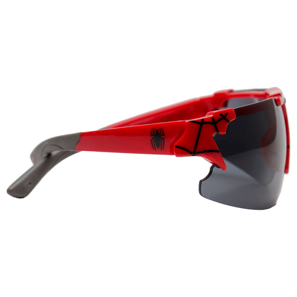 Red SpiderMan Web Kids Sports Wrap Sunglasses