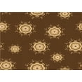 thumbnail image 1 of Ahgly Company Indoor Rectangle Patterned Blood Night Red Area Rugs, 2' x 5', 1 of 6