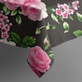 thumbnail image 5 of Pioneer Flower Floral Print Pattern Square Tablecloth,Waterproof Square Table Cover,Wipeable Spillproof Washable Table Cover for Home Kitchen Party Decor 60"x60"(152x152cm), 5 of 6