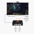 thumbnail image 4 of Conmutador KVM MT-VIKI VGA de 4 puertos para 4 ordenadores con hub USB 2.0, 4 of 8