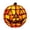 Orange-5.9inch, variant on Halloween Indoor Pumpkin Lamp, Halloween Jack-O'-Lantern Tabletop Decoration, Stained Glass Style Mosaic Pumpkin Light for Halloween Home Office Desk Decor, 5.9 Inch