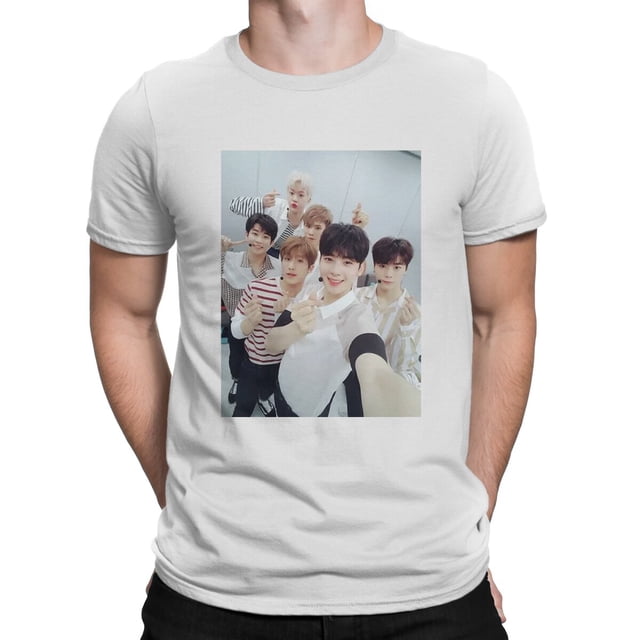 Camiseta de hombre de la popular compañía coreana de chicos ASTRO, cuello redondo, camiseta de algodón, humor, regalos de cumpleaños de alta calidad.