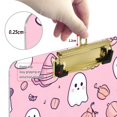 thumbnail image 6 of FORMRS Acrylic Clipboard with Low Profile Clip Standard A4 Letter Size, 12.5" x 9", Pink Halloween, 6 of 8