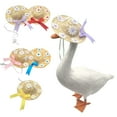 thumbnail image 4 of Event & party supplies,Summer Hats For Porch Geese Adorable Flower Hats Colorful Options With Ribbon Accents Perfect For Outdoor Decor & Stylish Farmhouse Accents, 4 of 9