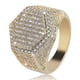 thumbnail image 1 of Nuevo anillo geométrico hexagonal de hip hop para hombre y mujer., 1 of 4