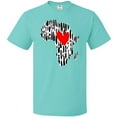 thumbnail image 3 of Inktastic Black History Month Ink Print African Heart T-Shirt, 3 of 5